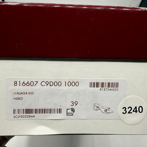 NEW Gucci Womens's Horsebit Leather Mule EU 39/US 9 Sandals Nero Black - Picture 7 of 8